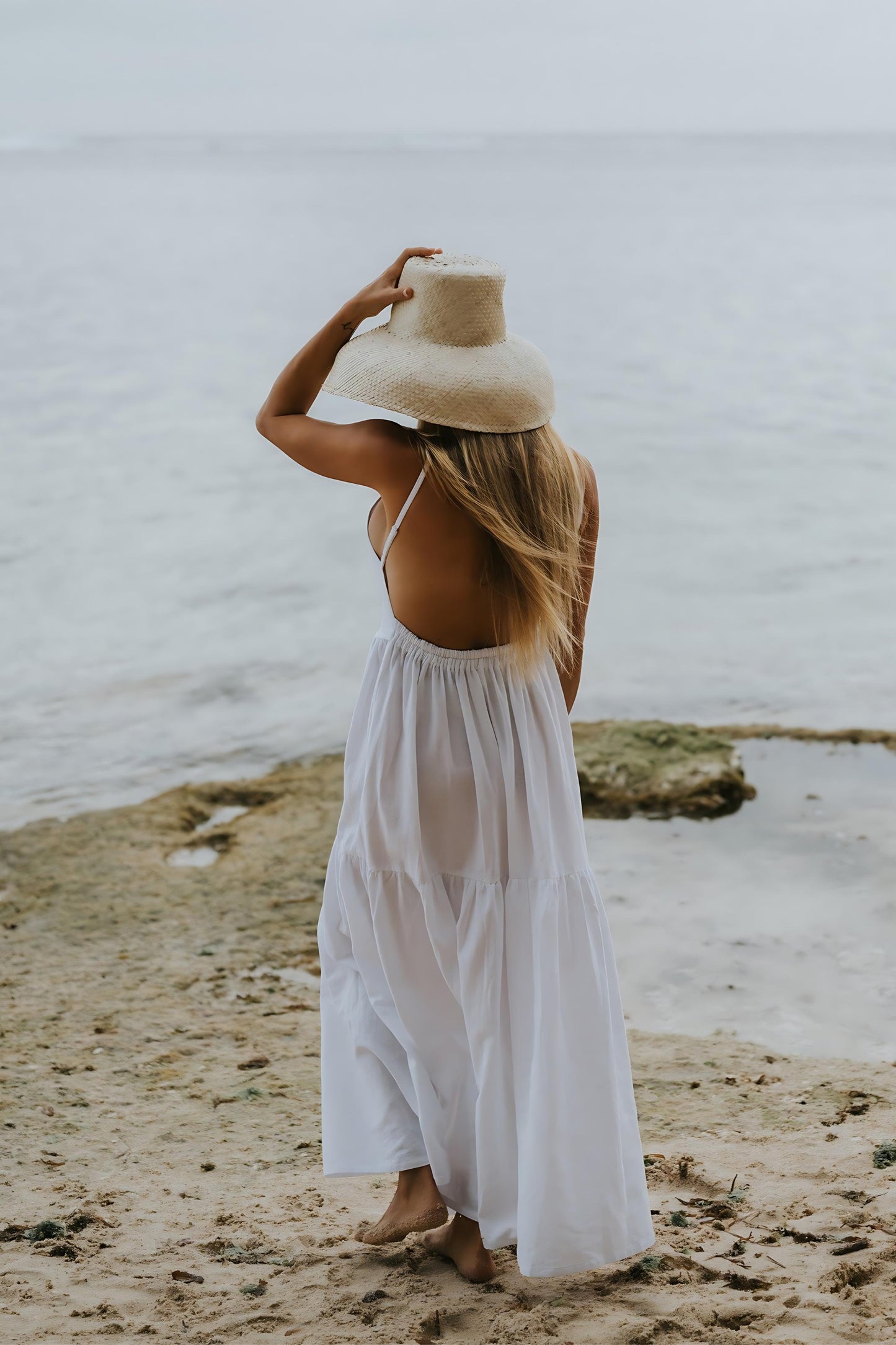 Island Luxe Serena Maxi Dress in White