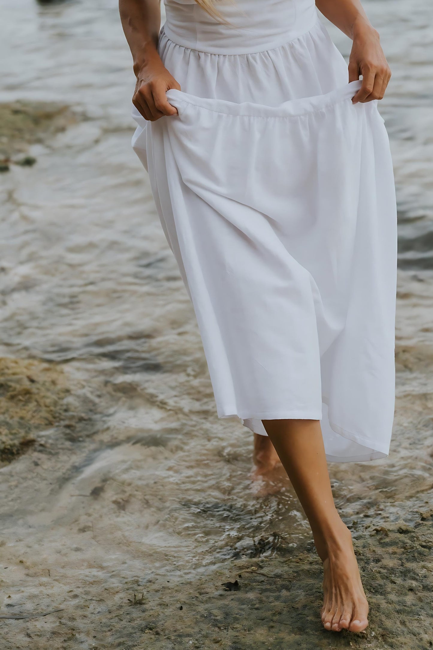 Island Luxe Serena Maxi Dress in White